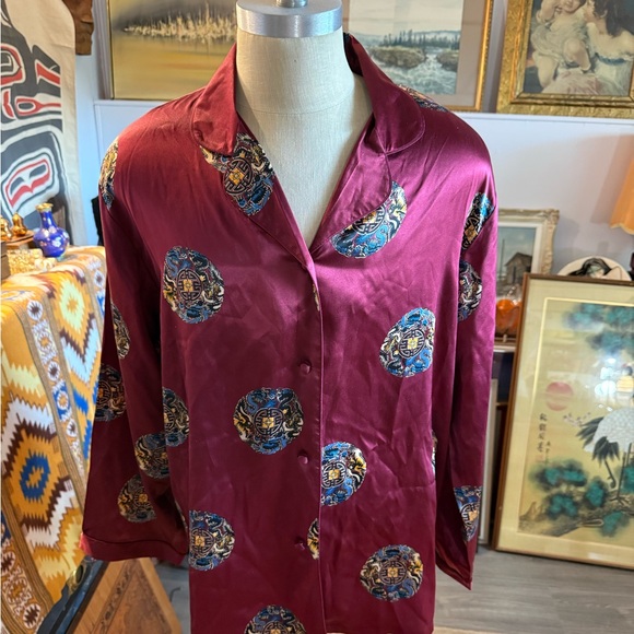 Vintage Silk Pajamas - Picture 5 of 10